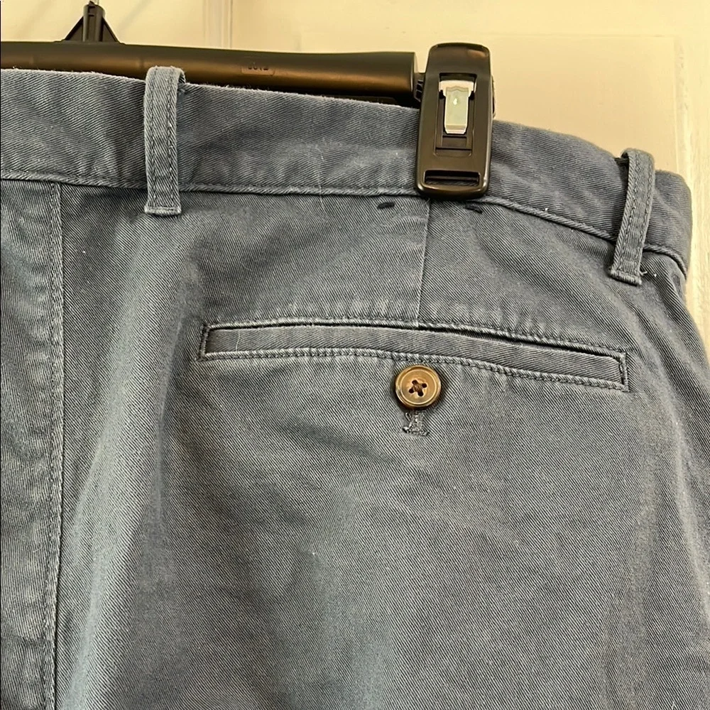J. Crew Flex Slim Slate Blue Chinos Classic Cotton Blend - Size 35 X 32